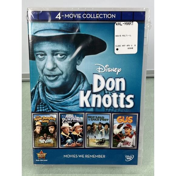 Don Knotts 4 Movie DVD - The Apple Dumpling Gang 1 & Rides Again - Gus- Hot Lead - Picture 1 of 3